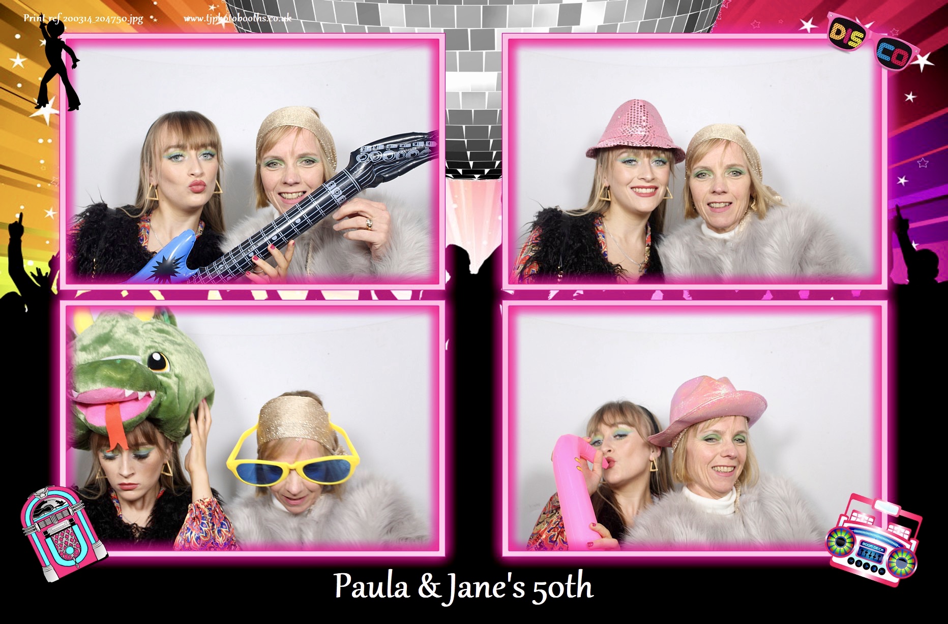 Paula & Jane's 50th | View more photos from the event at gallery.tjphotobooths.co.uk/u/TJPhotobooths/Paula-Janes-50th
